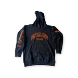 Varsity hoodie Black & orange