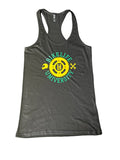 Jamaican inspired Female racer back tank top