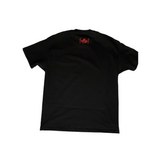Men simple Tee Black w/ red