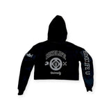 Bikelife AF cropped hoodie