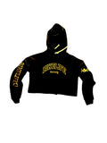 Varsity crop hoodie