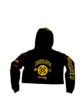 Varsity crop hoodie