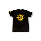 Kong tee Black w/ Yellow