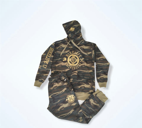Camouflage Original jogging suit w/ gold