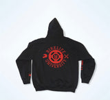 Team Spirit hoodie Black &  red