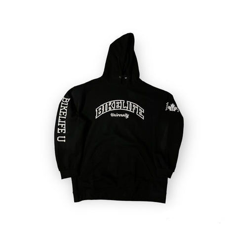 Varsity hoodie Black & white