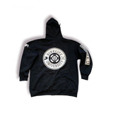 Bikelifer zip up Jogging suit Black w/ white