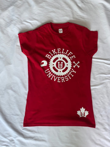 Women’s Original T-shirt (red w/ white)