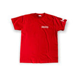 Traveller tee Red w/ white