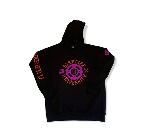 Original hoodie plus Black w/ infrared & magenta