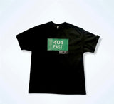 401 EAST tee Black