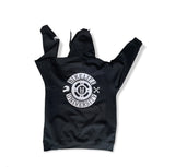 Sole hoodie Black w/ white