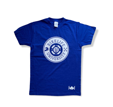 Classic tee Royal blue w/ white