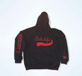 Team Spirit hoodie Black &  red