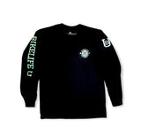 KONG long sleeve Tee  Black w/ glow in the dark