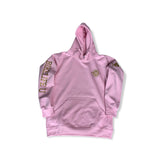 Kong hoodie Pink w/ gold
