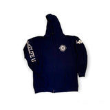 KONG zip up hoodie Navy blue w/ white