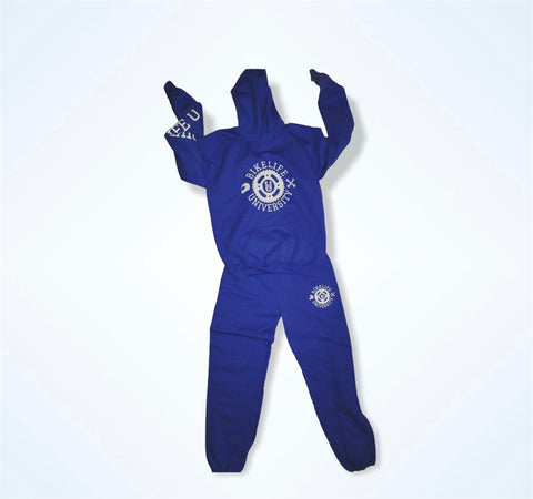 Kids  jogging suit Royal blue w/ white