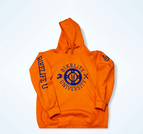 Original hoodie Orange w/ royal blue