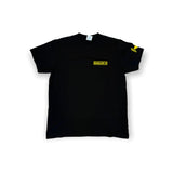 Traveller tee Black w/ yellow