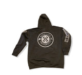 OG biker jogging suit Charcoal w/ white
