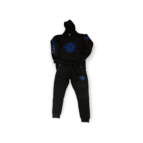 Original jogging suit Black & Royal blue