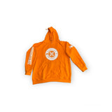 Classic hoodie Orange w/ White