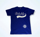 Team Spirit tee Royal blue w/ white