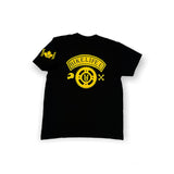 Traveller tee Black w/ yellow