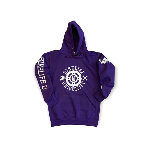 Original hoodie Purple w/ white