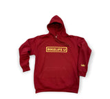 Sole hoodie Burgundy w/ gold