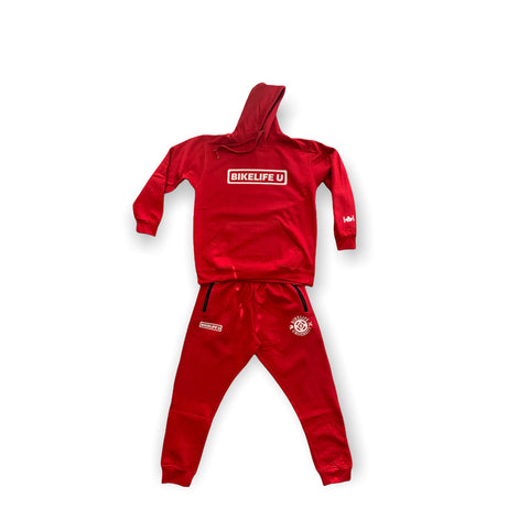 Sole Jogging suit Red & white