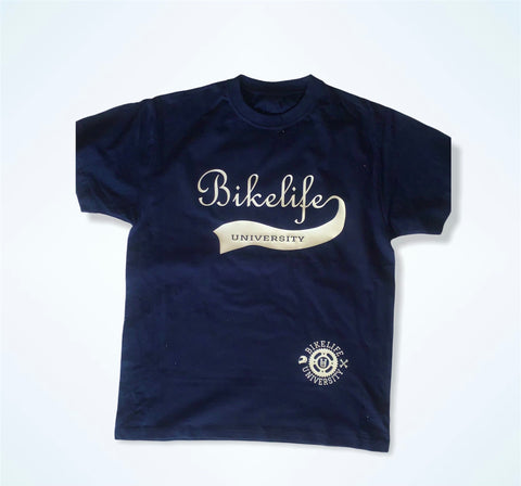 Team spirit tee Navy w/ white