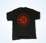 THE 6IX long sleeve Tshirt   Black w/ red  THESIX