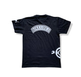 Statement tee Black w/ white