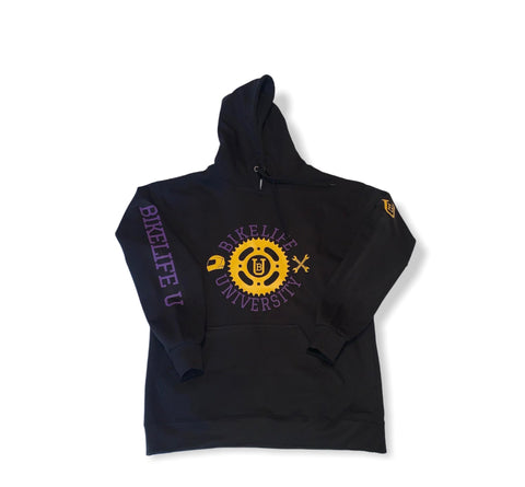 Original hoodie plus Black w/ purple & yellow