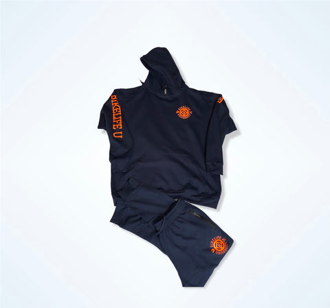 Kong jogging suit Navy w/ orange