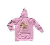 Kong hoodie Pink w/ gold