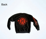 Team spirit sweatshirt Black w/ red