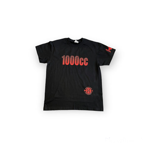 1000cc T-shirt Black w/ Red