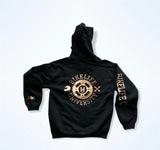 Team spirit hoodie Black w/ rose gold