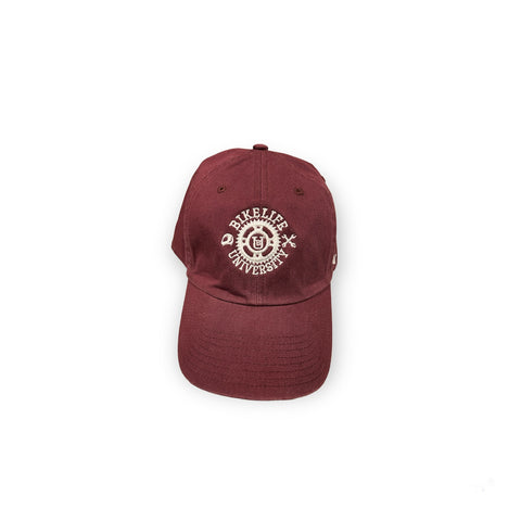 Dad hat Burgundy & white