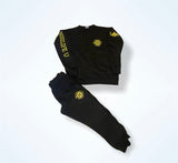 Kong sweatsuit Black w/ yellow