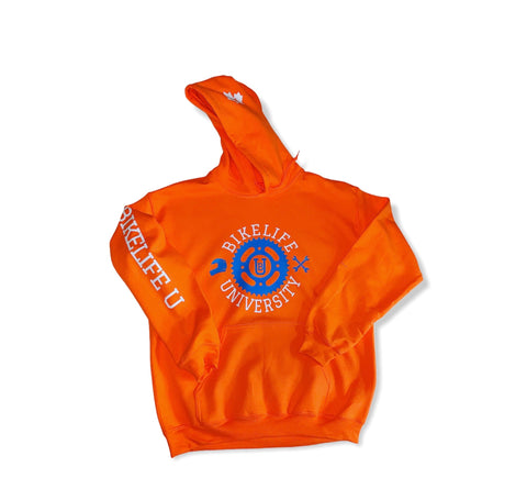 Original hoodie plus Orange w/ white and royal blue