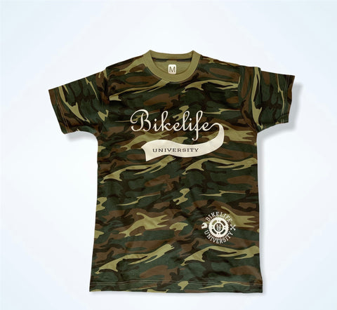 Team Spirit tee Camouflage w/ white