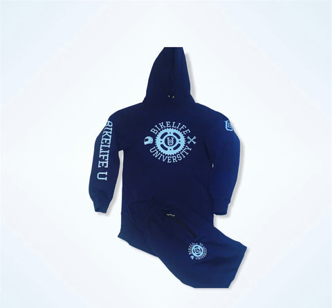 Original jogging suit Navy w/ baby blue