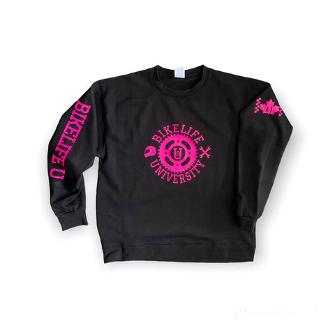 Original sweatshirt Black w/ Neon pink