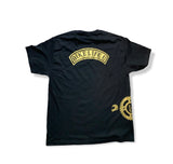 Statement tee Black w/ gold